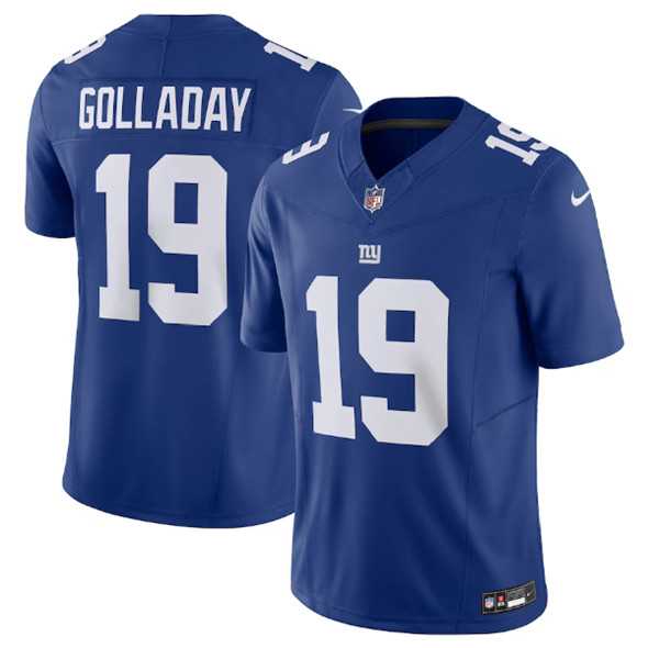 Men & Women & Youth New York Giants #19 Kenny Golladay Blue 2023 F.U.S.E. Vapor Untouchable Limited Stitched Jersey